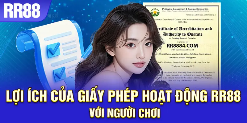 Giấy phép hoạt động RR88 bảo vệ quyền lợi và tài sản của người chơi
